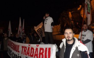 Cornel Vilcu Protest Cluj 13 noiembrie 2014